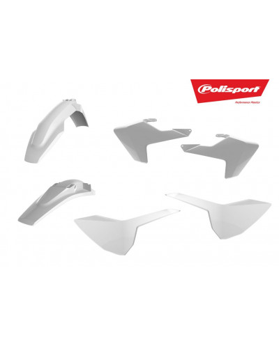 Plastiques Accessoires Moto POLISPORT BODY KIT FULL TE/FE 17-19 WH Plastiques Accessoires Moto POLISPORT BODY KIT FULL TE/FE 17-19 WH