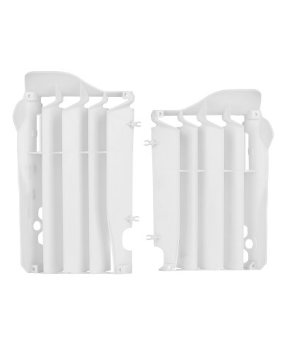 Protection Radiateur Moto POLISPORT Cache radiateur POLISPORT blanc Honda CRF250R