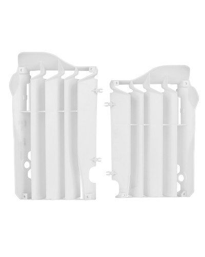 Protection Radiateur Moto POLISPORT Cache radiateur POLISPORT blanc Honda CRF450R