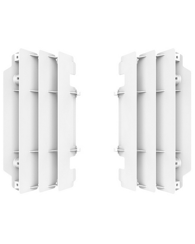 Protection Radiateur Moto POLISPORT Cache-radiateur POLISPORT blanc - Kawasaki KX250