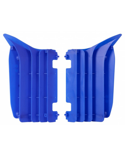 Protection Radiateur Moto POLISPORT Cache radiateur POLISPORT bleu Yamaha YZ250F