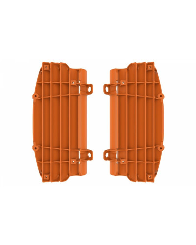 Protection Radiateur Moto POLISPORT Cache radiateur POLISPORT orange KTM/HVA