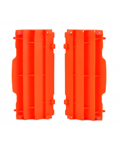 Protection Radiateur Moto POLISPORT Cache radiateur POLISPORT orange KTM