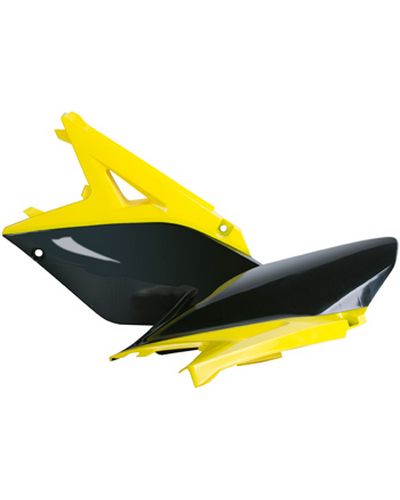 POLISPORT  CACHES LATE. SUZUKI RMZ250 JAUNE NOIR SUZUKI OEM