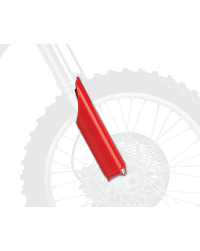 Protège Fourche Moto POLISPORT CVR FORK CRF250/450 19 RD Protège Fourche Moto POLISPORT CVR FORK CRF250/450 19 RD