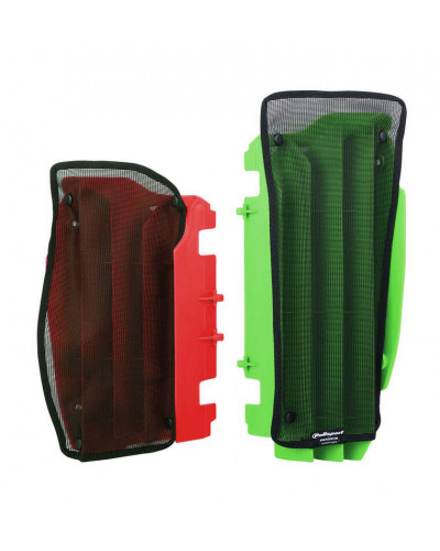 Protection Radiateur Moto POLISPORT Filet cache radiateur POLISPORT noir Honda CRF450R/RX