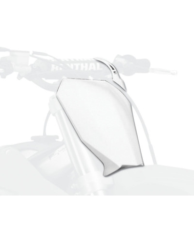 Carters divers POLISPORT FRONT# PLATE CRF450R 17-20 WH