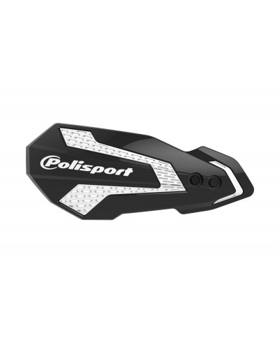 Protège Main Moto Spécifique POLISPORT HANDGUARDS MX FLOW BK/WH Protège Main Moto Spécifique POLISPORT HANDGUARDS MX FLOW BK/WH