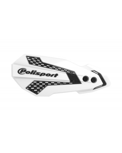 Protège Main Moto Spécifique POLISPORT HANDGUARDS MX FLOW WH/BK Protège Main Moto Spécifique POLISPORT HANDGUARDS MX FLOW WH/BK