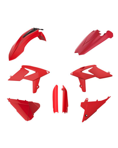 Kit Plastique Moto POLISPORT Kit complet Beta RR 2/4T (18) ROUGE