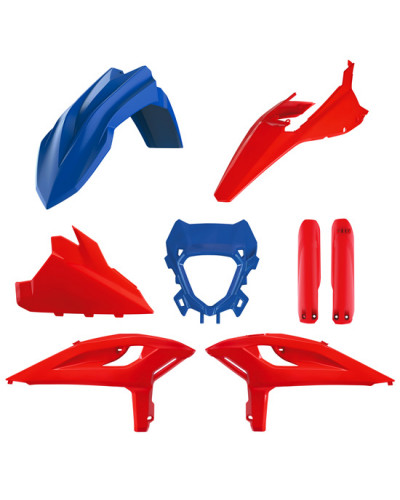Kit Plastique Moto POLISPORT Kit complet Beta RR X-PRO 2T/4T (25>) Racing BLEU/ROUGE Kit Plastique Moto POLISPORT Kit complet Beta RR X-PRO 2T/4T (25>) Racing BLEU/ROUGE