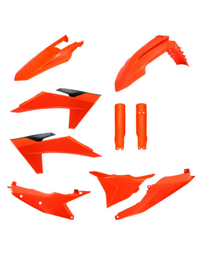 Kit Plastique Moto POLISPORT Kit complet sans plaque phare KTM EXC/ EXC-F (24->) OEM
