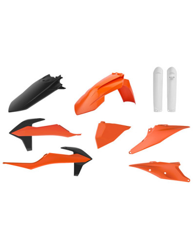 Kit Plastique Moto POLISPORT Kit complet standard KTM EXC/EXC>F (20>) OEM