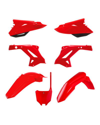 Kit Plastique Moto POLISPORT Kit Honda Restyling CR125/250(00>01) CRF(22) ROUGE