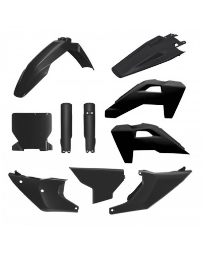 Kit Plastique Moto POLISPORT Kit plastique POLISPORT 7p HUSQVARNA Noir