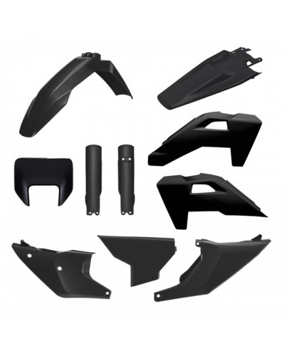 Kit Plastique Moto POLISPORT Kit plastique POLISPORT 7p HUSQVARNA Noir