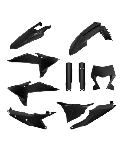 Kit Plastique Moto POLISPORT Kit plastique POLISPORT 7p KTM Noir