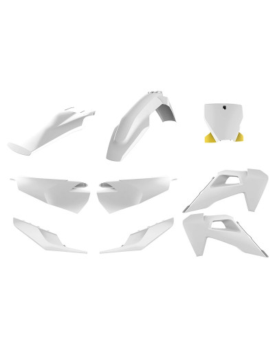 Kit Plastique Moto POLISPORT Kit plastique POLISPORT blanc Husqvarna