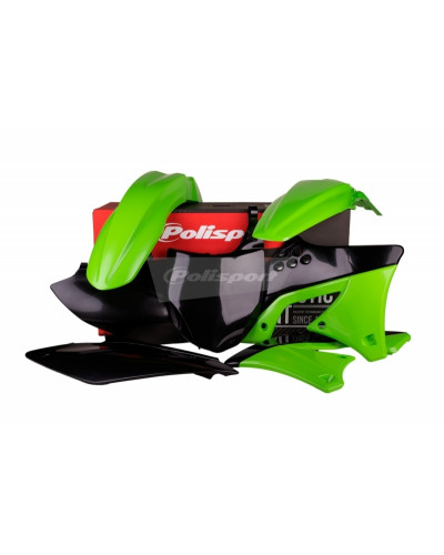 Kit Plastique Moto POLISPORT Kit plastique POLISPORT couleur origine (2012) Kawasaki KX250F