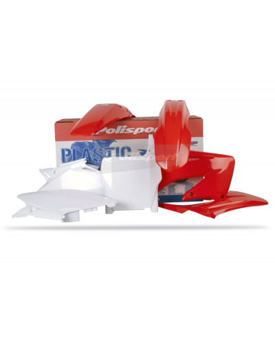 Kit Plastique Moto POLISPORT Kit plastique POLISPORT couleur origine Honda CR125R/CR250R