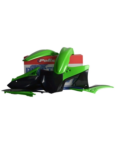 Kit Plastique Moto POLISPORT Kit plastique POLISPORT couleur origine - Kawasaki KX 250F