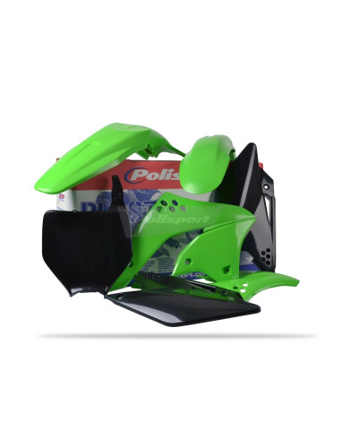 Kit Plastique Moto POLISPORT Kit plastique POLISPORT couleur origine Kawasaki KX250F