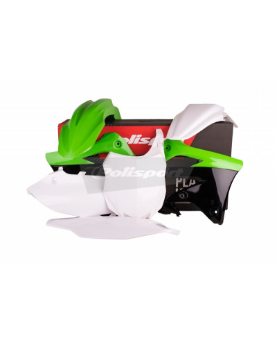 Kit Plastique Moto POLISPORT Kit plastique POLISPORT couleur origine Kawasaki KX450F