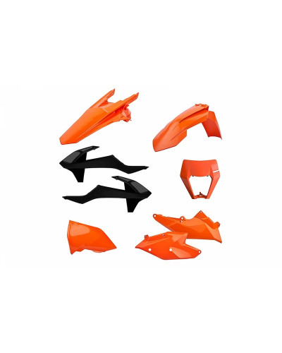 Kit Plastique Moto POLISPORT Kit plastique POLISPORT Enduro couleur origine KTM EXC/EXC-F