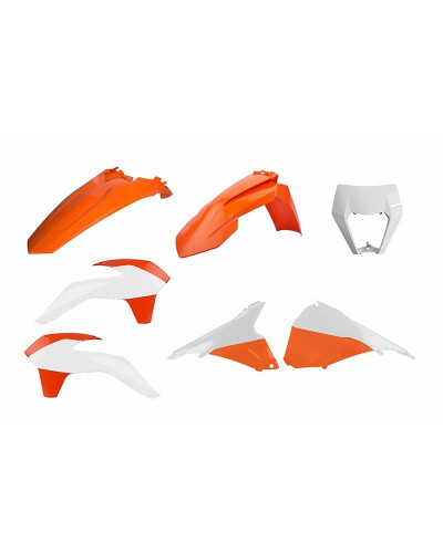 Kit Plastique Moto POLISPORT Kit plastique POLISPORT Enduro Restyle couleur origine KTM EXC/EXC-F