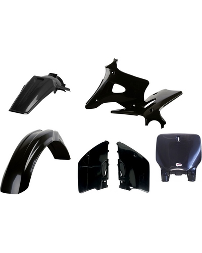 Kit Plastique Moto POLISPORT Kit plastique POLISPORT noir - Kawasaki KX 125/250