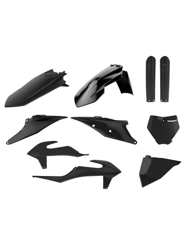 Kit Plastique Moto POLISPORT Kit plastique POLISPORT noir - KTM SX/SX-F