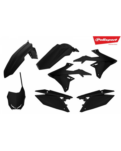 Kit Plastique Moto POLISPORT Kit plastique POLISPORT noir Suzuki RM-Z450