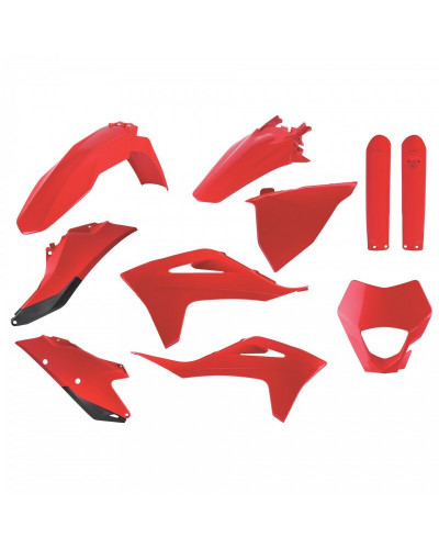 Kit Plastique Moto POLISPORT Kit plastique POLISPORT - rouge Gas Gas EC/EC-F