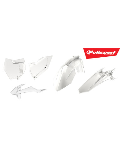 Kit Plastique Moto POLISPORT Kit plastique POLISPORT transparent KTM SX/SX-F125