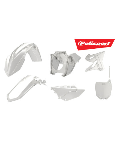 Kit Plastique Moto POLISPORT Kit plastique POLISPORT transparent/restyle Yamaha