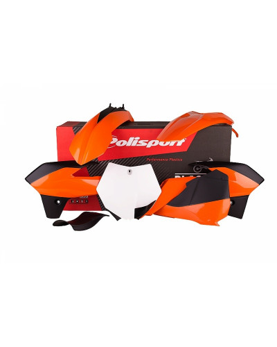 Kit Plastique Moto POLISPORT Kit plastiques POLISPORT couleu origine (2017) KTM SX85