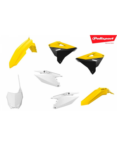 Kit Plastique Moto POLISPORT Kit plastiques POLISPORT couleur origine 2019 Suzuki RM125/250