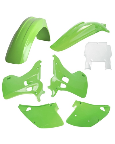 Kit Plastique Moto POLISPORT Kit plastiques POLISPORT couleur origine - Kawasaki KX 125/250 (93)