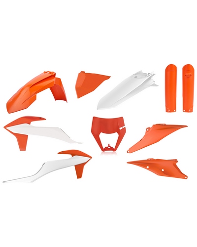 Kit Plastique Moto POLISPORT Kit plastiques POLISPORT - couleur origine KTM/Husqvarna EXC/EXC-F TE/FE