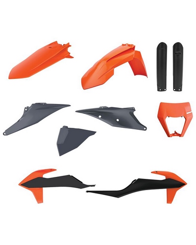 Kit Plastique Moto POLISPORT Kit plastiques POLISPORT couleur origine KTM