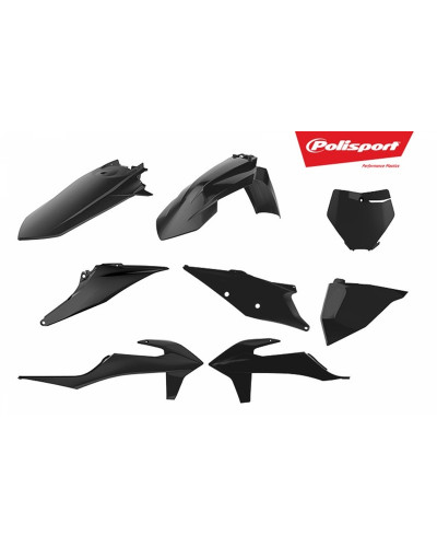 Kit Plastique Moto POLISPORT Kit plastiques POLISPORT noir KTM SX/SX-F