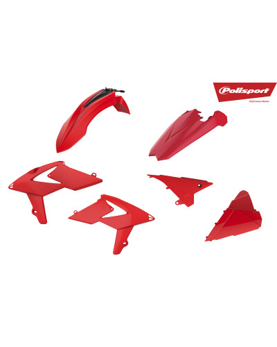 Kit Plastique Moto POLISPORT Kit plastiques POLISPORT rouge Beta RR