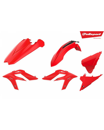 Kit Plastique Moto POLISPORT Kit plastiques POLISPORT rouge Beta Xtrainer