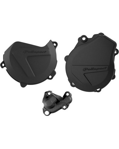 Plastiques Accessoires Moto POLISPORT kit protection de carter d'embrayage, d'allumage et de pompe à eau POLISPORT - KTM / Husqvarna