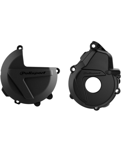 Plastiques Accessoires Moto POLISPORT kit protection de carter d'embrayage, d'allumage et de pompe à eau POLISPORT - KTM / Husqvarna