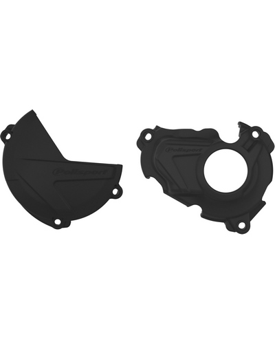 Plastiques Accessoires Moto POLISPORT kit protection de carter d'embrayage, d'allumage et de pompe à eau POLISPORT - Yamaha YZ 250 FX (20-