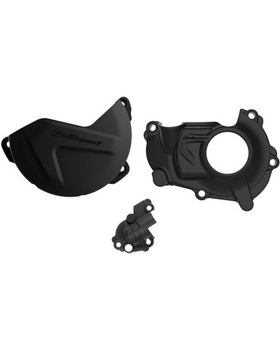 Plastiques Accessoires Moto POLISPORT kit protection de carter d'embrayage, d'allumage et de pompe à eau POLISPORT - Yamaha YZF 450 F (18-