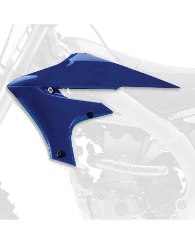 Ouies Radiateur Moto POLISPORT Ouïes de radiateur POLISPORT bleu Yamaha YZ450F