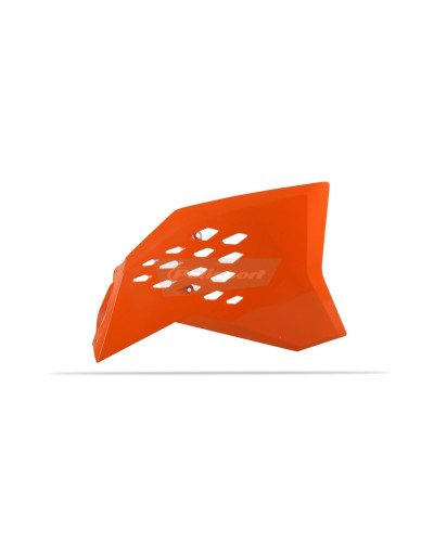 Ouies Radiateur Moto POLISPORT Ouïes de radiateur POLISPORT orange KTM