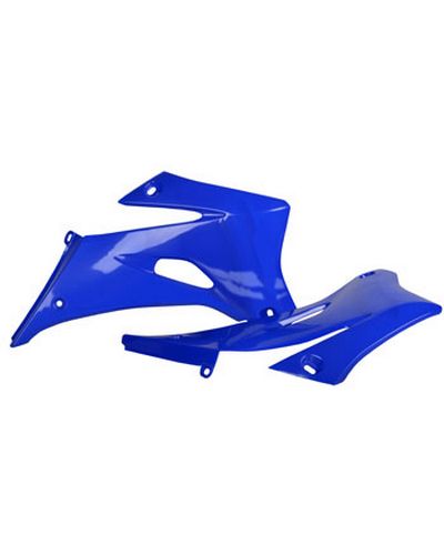 Ouies Radiateur Moto POLISPORT Ouies de Radiateur WR250F de 2007-14 et WR450F 2007-11 BLEU YAMAHA OEM